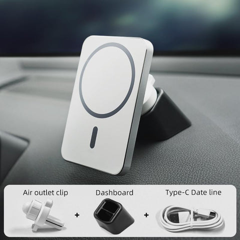 15W Car Magnetic Wireless Charger for iPhone 13 12 14 Pro Max Wireless Charging Car Charger-PA01051-Veeddydropshipping