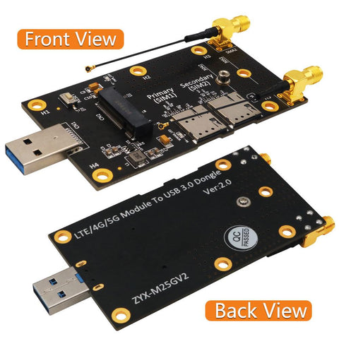 M.2 to USB 3.0 Adapter with 2 Antennas to USB 3.0 Type -CO00103-Veeddydropshipping