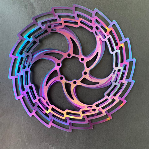 Hydraulic Disc Brake Rotors Rainbow 160mm 180mm 203mm Brake-AM00172-Veeddydropshipping