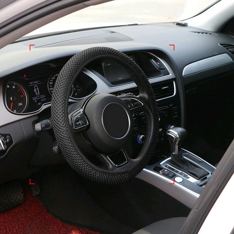 Wheel Cover 38cm Fabric Net Anti Slip Protect Steering Cover-AM01479-Veeddydropshipping