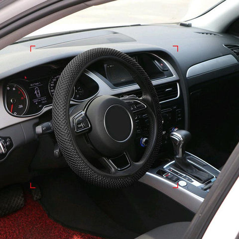 Wheel Cover 38cm Fabric Net Anti Slip Protect Steering Cover-AM01479-Veeddydropshipping