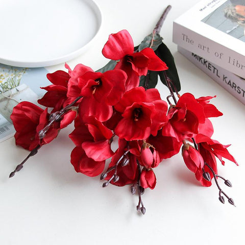 Simulation Bouquet Magnolia Home Decoration Flower-HA00722-Veeddydropshipping