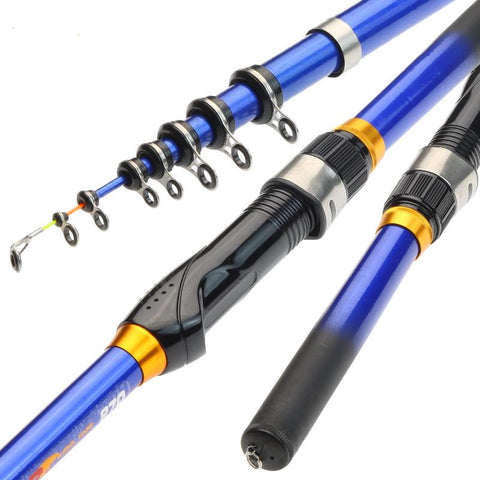 Telescopic Rotating Rock Fishing Rod Portable Travel  Carp Spinning Trave Mini Pole Pesca-OS00448-Veeddydropshipping
