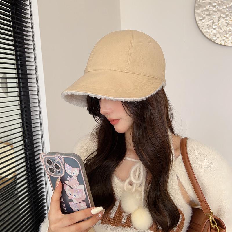 Women Winter Hat Thick Warm Baseball Cap-WF01381-Veeddydropshipping