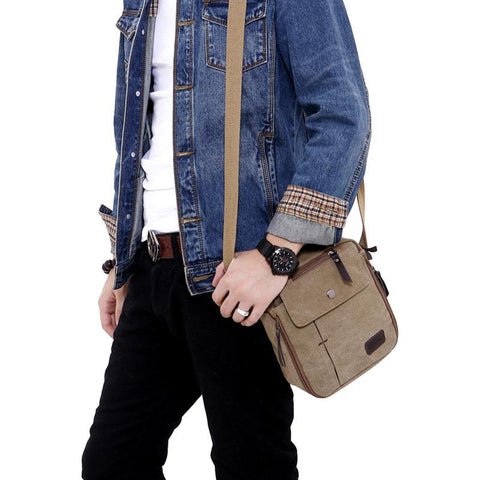 Crossbody Bag Zipper Shoulder Messenger Bag Sling Bag-BS00355-Veeddydropshipping