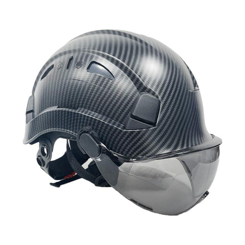 Carbon Fiber Pattern Safety Helmet With   Hard Hats-CO00673-Veeddydropshipping