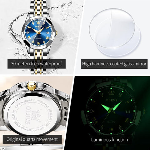 Watch For Women Steel  Waterproof  Quartz Wristwatch -JW01025-Veeddydropshipping