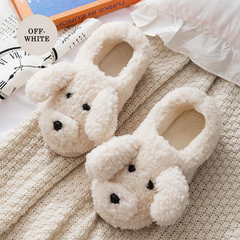 Fluffy Slippers Winter Warm Couple Shoes Woman Indoor-BS01148-Veeddydropshipping
