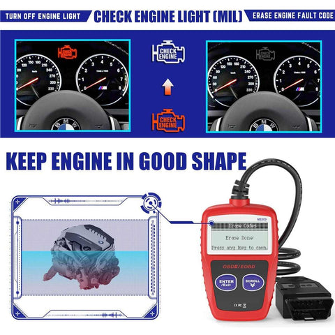 MS309 Universal OBD2 Scanner Check Engine Fault Code Reader-AM00296-Veeddydropshipping