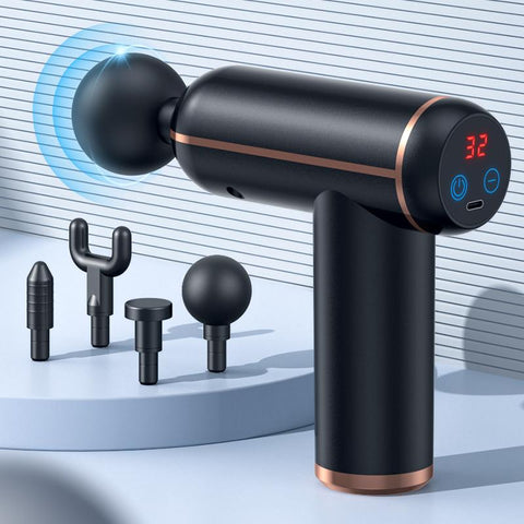 Gun Percussion Pistol Massager For Deep Tissue Muscle Body-BH01376-Veeddydropshipping