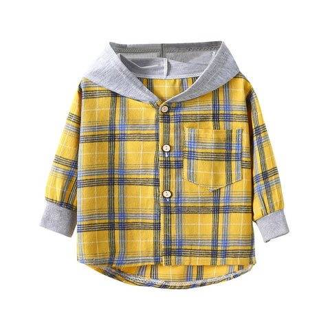 Synpos Spring Kids Boys Plaid Hoodies Autumn Baby Girl Cotton Long Sleeve-TB01364-Veeddydropshipping