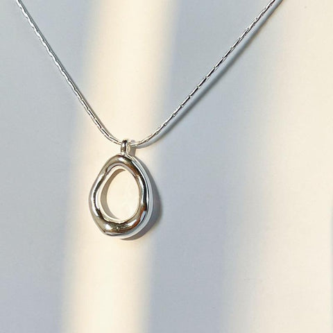 Water Droplets Necklace Clavicle Choker Fashion Jewelr-JW01258-Veeddydropshipping