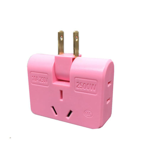 US Adapter One In Three Converter 180 Degree Rotation Extension Plug Wireless Outlet -CE00224-Veeddydropshipping