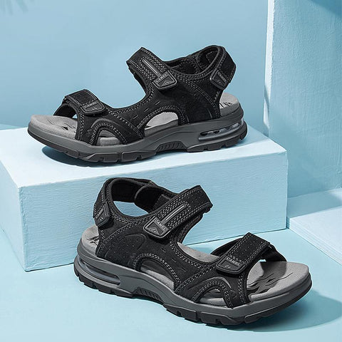 Summer Genuine Leather Casual Sandals for Men Sandals-BS01561-Veeddydropshipping