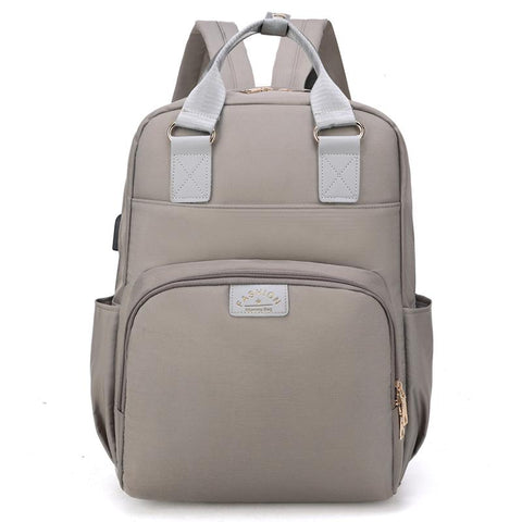Mummy Bag Usb Diaper Bag Large Capacity Mom Baby Nappy Backpack-TB00187-Veeddydropshipping