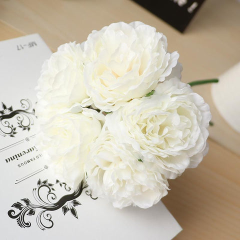 Peony Artificial flowers Home Decor-HA00718-Veeddydropshipping
