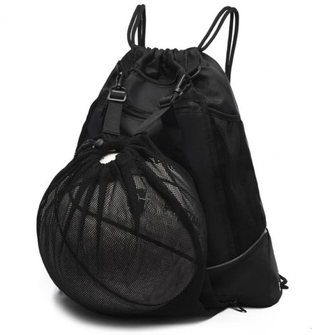 Pockets Side Mesh Bag Portable Soccer Volleyball Carrier-BS00312-Veeddydropshipping