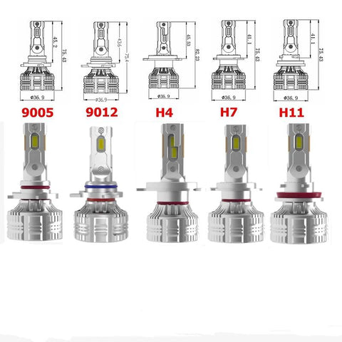 F7 130W 12000LM H7 LED Bulb LED 9005 H7 headlight kit  Fog Light H4 H7-AM00003-Veeddydropshipping