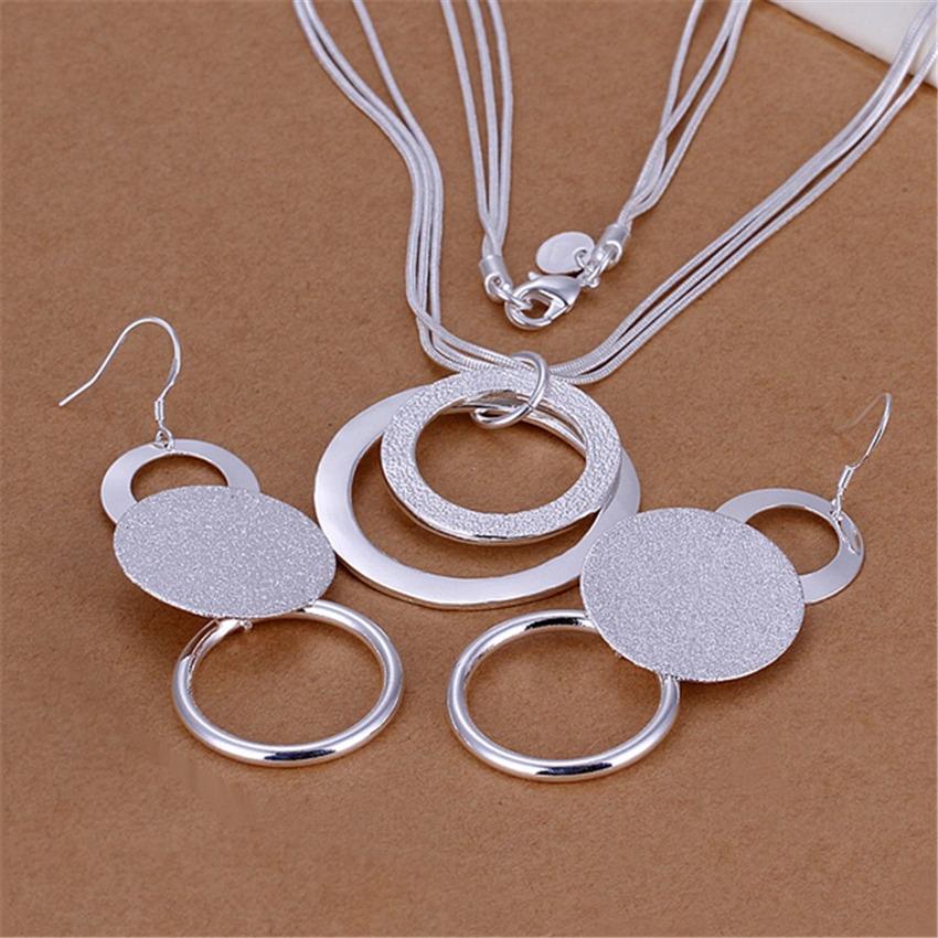 jewelry fashion pendant Necklace Earring women party set  -JW00347-Veeddydropshipping