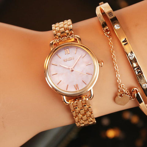 Luxury Stainless Steel Watches  Quartz Bracelet Wristwatch -JW01041-Veeddydropshipping