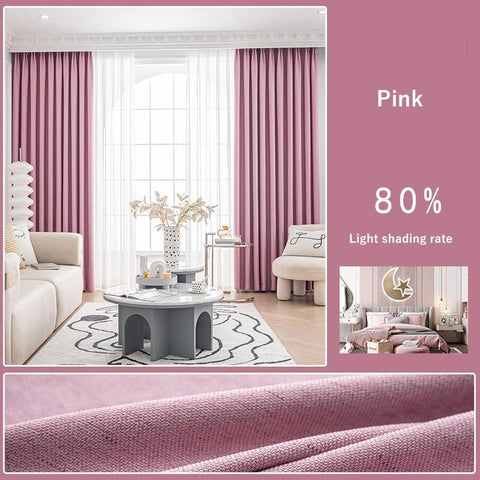Height Curtain for Living Room Modern Grey Curtains-HA00552-Veeddydropshipping