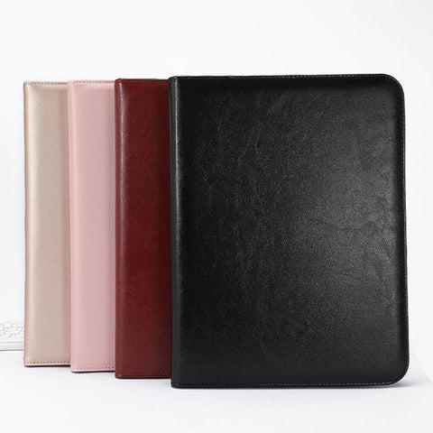 Women Business Briefcase Pu Leather Document Case Notebook-BS00501-Veeddydropshipping