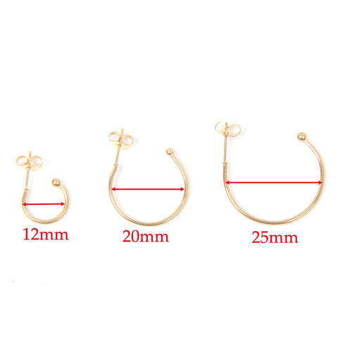 Stainless Steel Ear Wire Earring Hooks  for DIY Jewelry Making-JW01643-Veeddydropshipping
