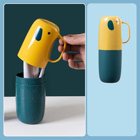 Portable Travel Toothpaste Toothbrush Case-HA01018-Veeddydropshipping