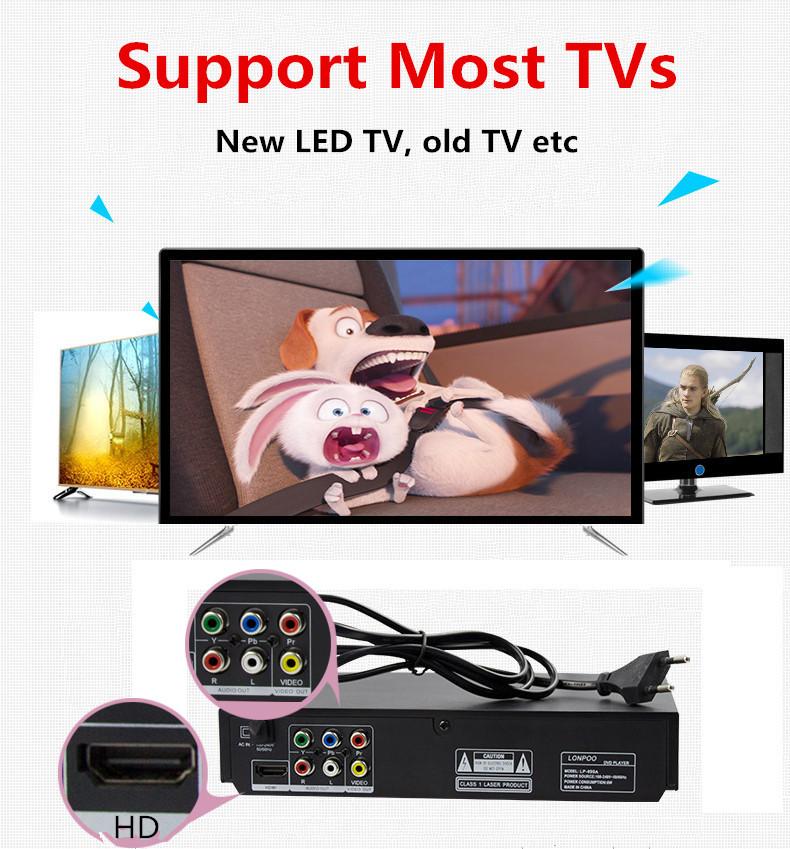 Mini USB RCA DVD Player Region LED Display-Veeddydropshipping