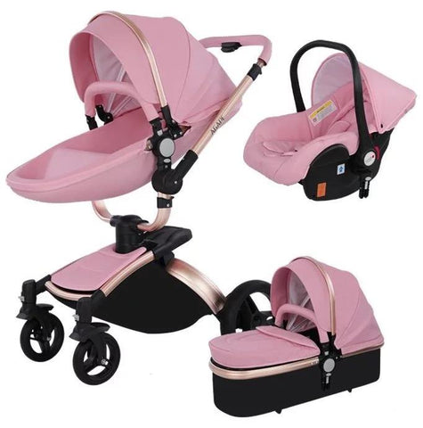 New High Quality baby stoller 3 /2 in 1 Baby Pram High Landscape Fold PU-TB00373-Veeddydropshipping