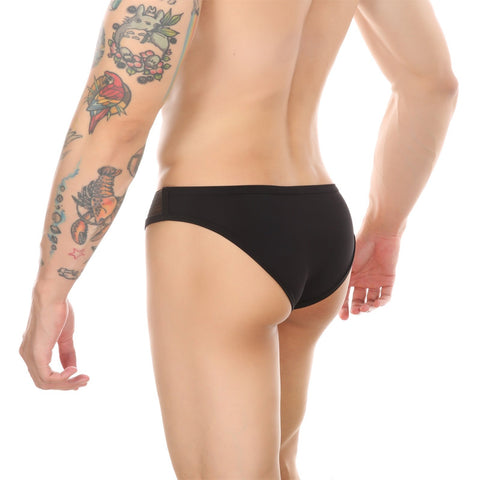 Underwear Mens Sexy Bulge Pouch Low Waist Ultra Thin Panties-MF01524-Veeddydropshipping