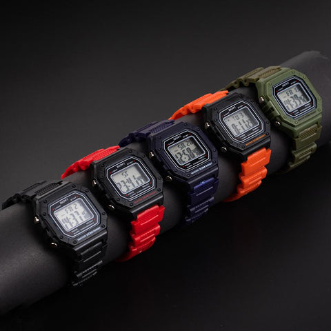 Mens Watches Luxury Led Electronic Clock Waterproof Square-JW00742-Veeddydropshipping