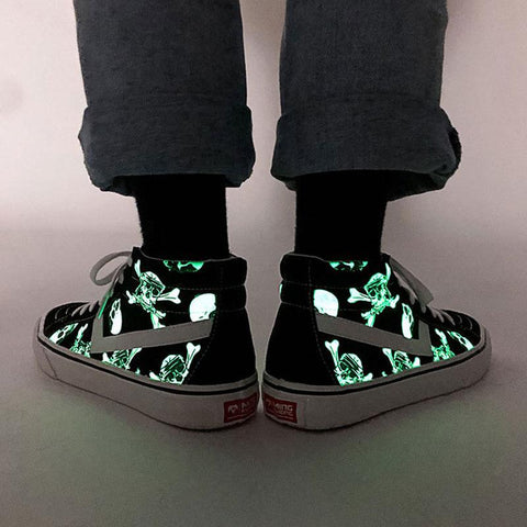 Sports Casual Shoes Student Fashion White Luminous-BS01341-Veeddydropshipping