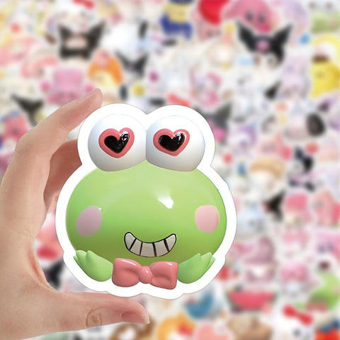 100pcs 3D Avatar Sanrio Sticker Cartoon Cute DIY Sticker Waterproof Anime-TB01637-Veeddydropshipping