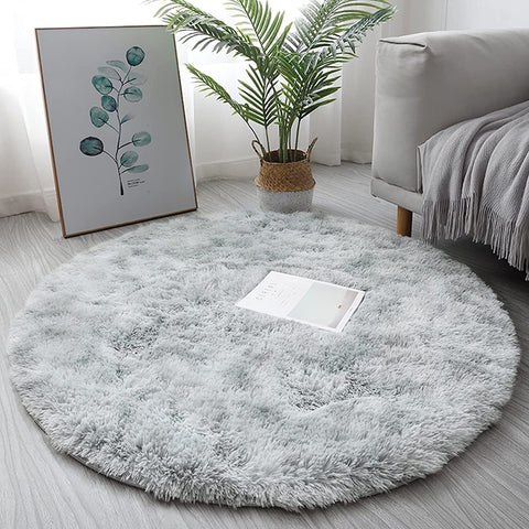 Thick Round Rug Carpets Soft Home Decoration-HA00451-Veeddydropshipping