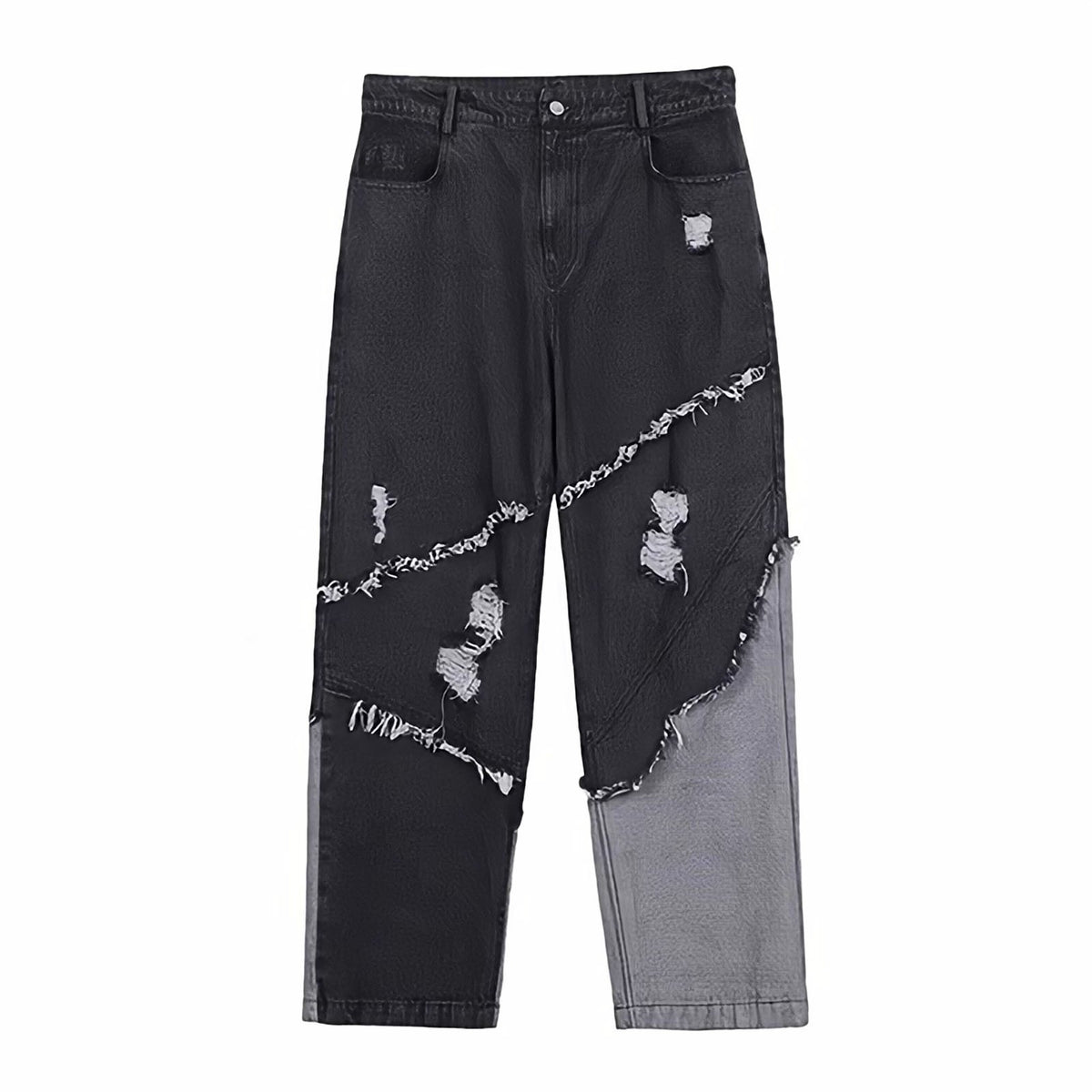 Straight Wide Leg Cargo Pants Man Streetwear Harajuku-MF00591-Veeddydropshipping
