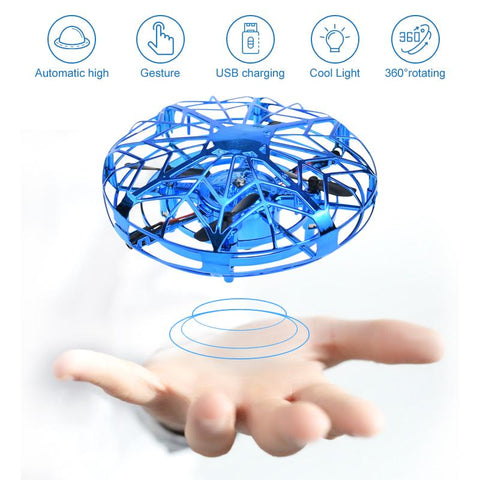 Mini UFO RC Drone Hand Sensing Helicopter Model Electronic Flying QuadcopterTB01413-Veeddydropshipping