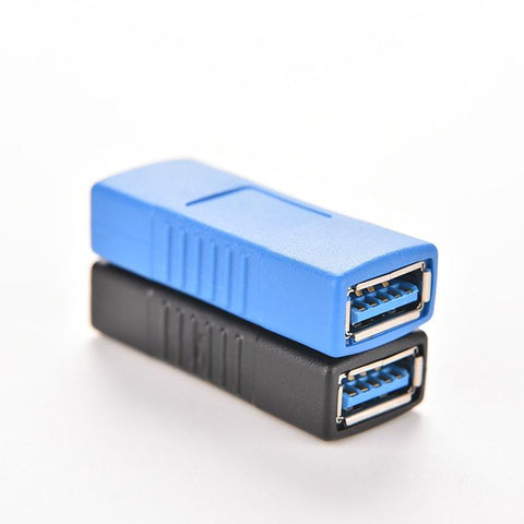 JETTING USB 3.0 Type A Female to A Female Connector Adapter AF to AF Coupler F/F Gender Changer Extender Converter for Laptop