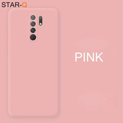 for redmi9 New upgrade full cover camera liquid silicone phone case for xiaomi redmi 9-PA00325-Veeddydropshipping