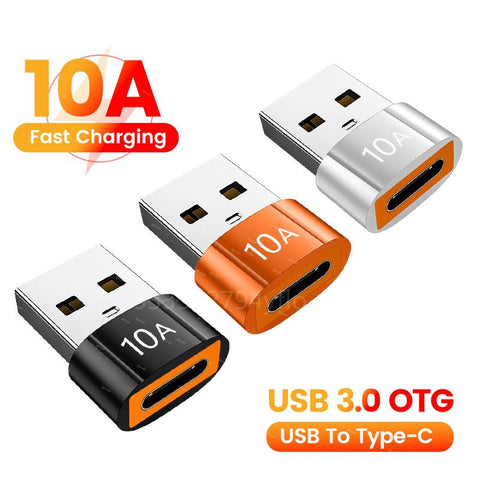 Olaf 10A OTG USB 3.0 To Type C Adapter TypeC Female to USB Male Converter Fast Charging Data-PA00967-Veeddydropshipping