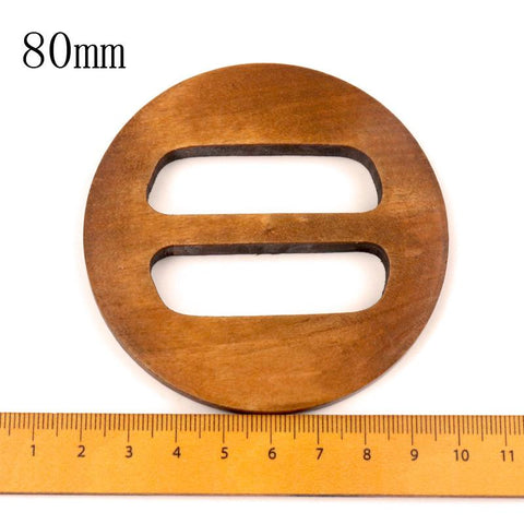Round Shape Garniture Handmade Wooden Crafts Belt-HA00103-Veeddydropshipping