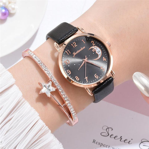 Women Fashion White Watch Quartz Wristwatches Clock-JW00953-Veeddydropshipping