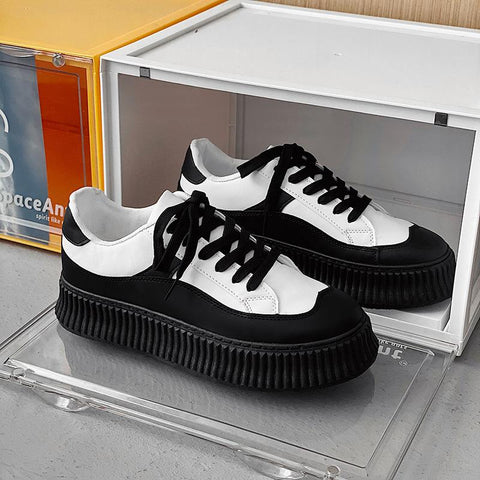 Men New Comfortable Lace Up Vulcanized Shoes-BS01421-Veeddydropshipping