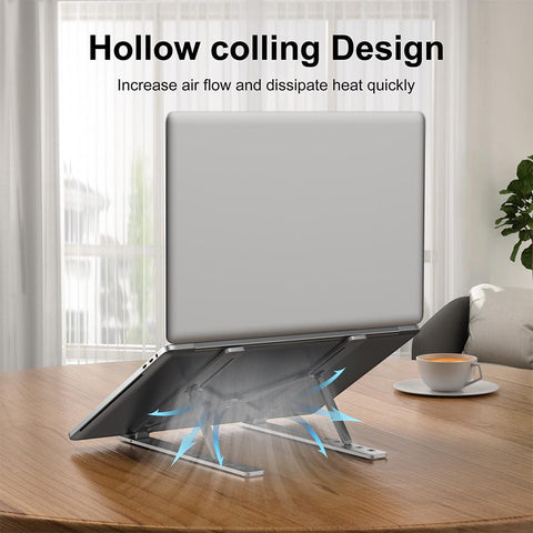 Laptop Stand  Aluminum   Foldable   Bracket Holder-CO00407-Veeddydropshipping