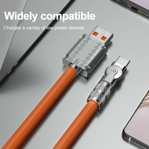 120W 6A Super Fast Charge USB Cable Type-C To iOS Lighting Liquid Silicone Charger Data Line-PA00441-Veeddydropshipping