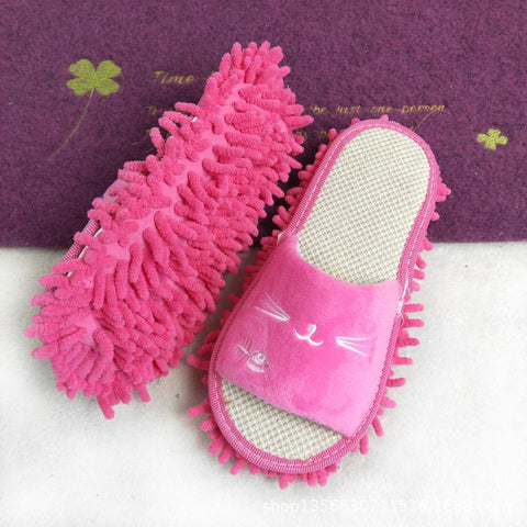 Washable Microfiber Dust Mop Slippers-HA01100-Veeddydropshipping