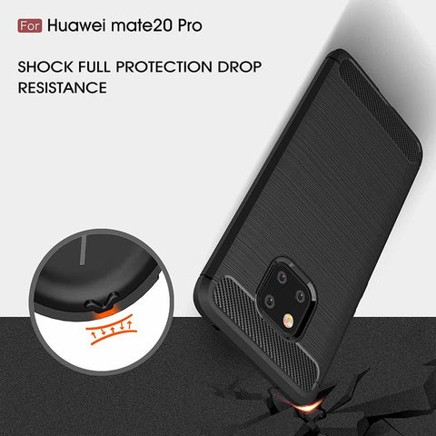 For Huawei Mate 20 Pro Case Silicone Rugged Armor Soft Back Cover Case-PA00270-Veeddydropshipping