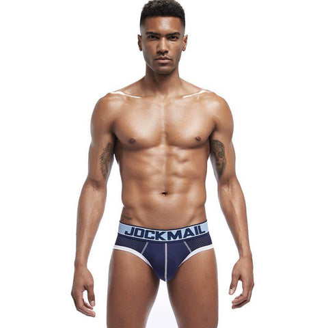 Men&#39;s Briefs Mesh Breathable Sports Fitness-MF01703-Veeddydropshipping