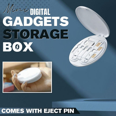USB Adapter Cable Conversion Storage Box Multi-functional USB Cable Card Kit Charging Cable-PA00874-Veeddydropshipping