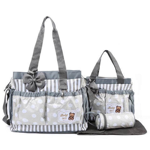 4Pcs/Lot Baby Tote Bag For Mothers Nappy Maternity Packages Outdoor-TB00255-Veeddydropshipping